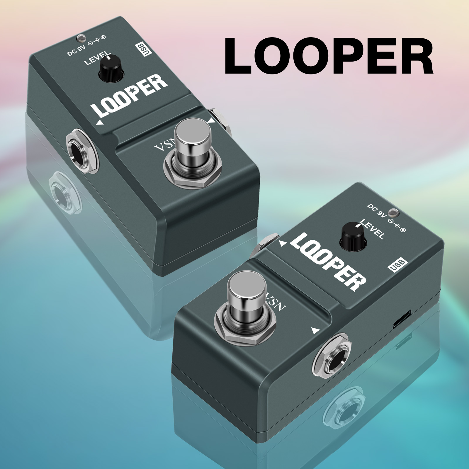 Looper Pedal Guitar - VSN Guitar Looper Pedal Digital Looper
