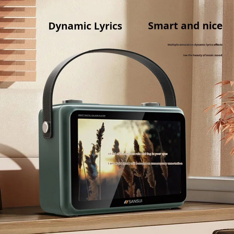 Audio Music Lyrics - SANSUI K115 Video Karaoke Bluetooth Speaker