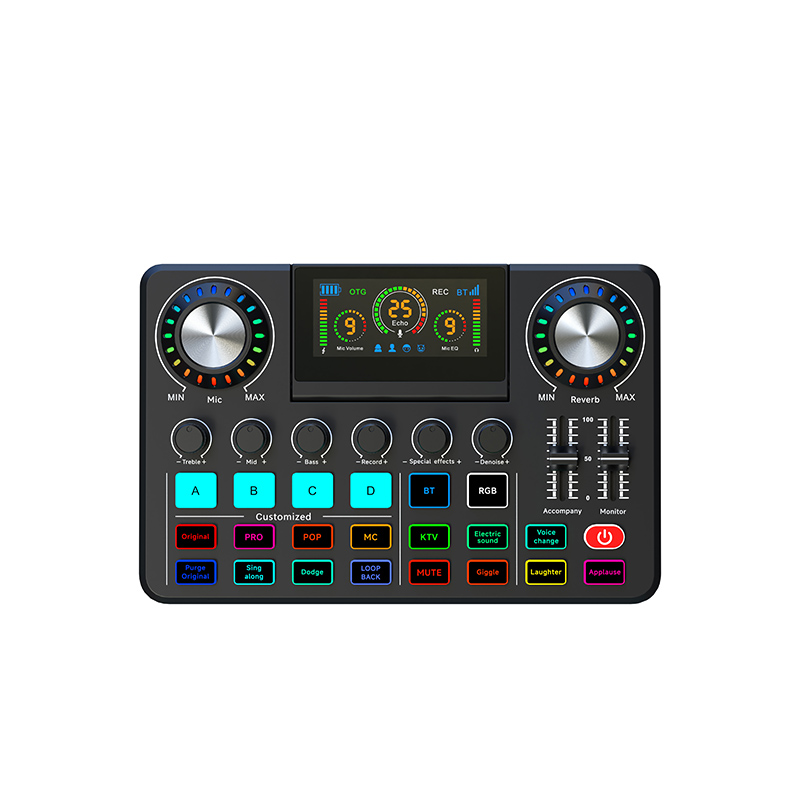 Audio Music Changer - F668 Audio Mixer, Live Sound Card