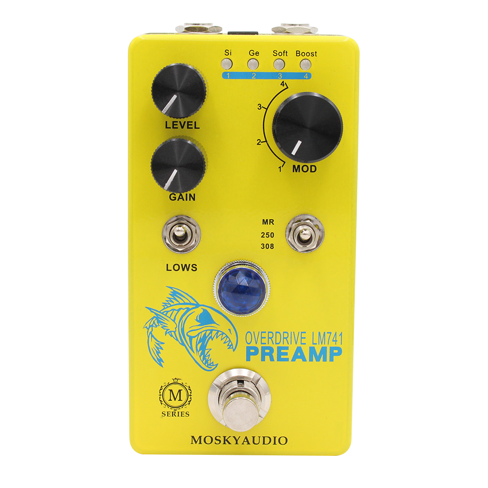 Looper Pedal Guitar - MOSKY LM741 Preamp Guitar Pedal Distortion