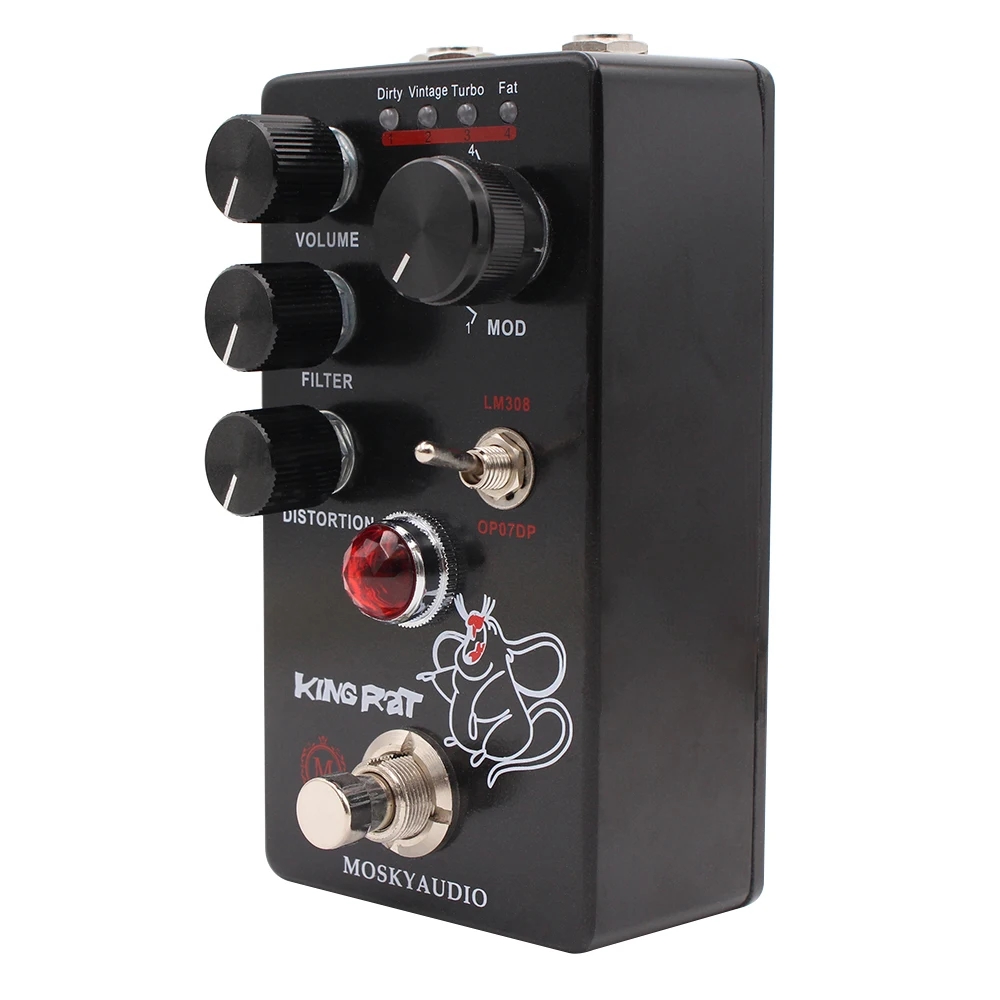 Looper Pedal Guitar - Mosky KING RAT Effects Pedal Distortion