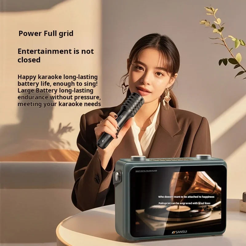 SANSUI K115 LED Screen 10.1-in - Audio Music Lyrics review and price