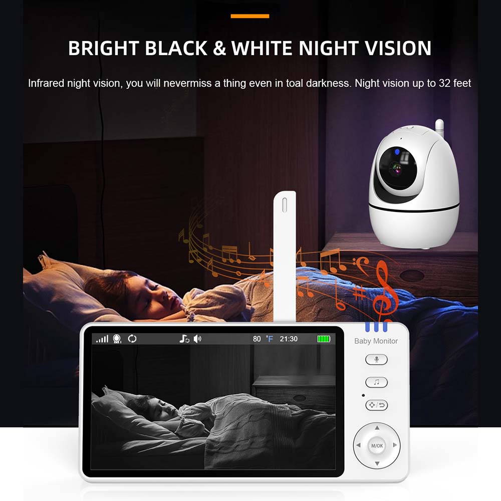 5 Inch Video Baby Monitor Indo - Audio Music Videos review and price