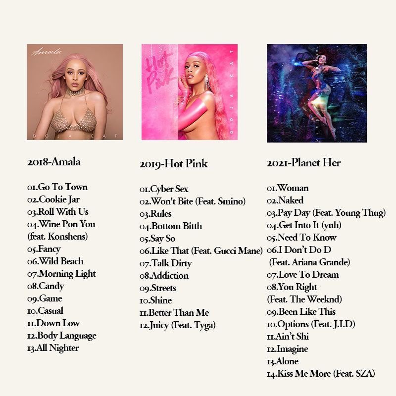 Doja Cat 6CD Music Album Colle - Audio Music Original review and price
