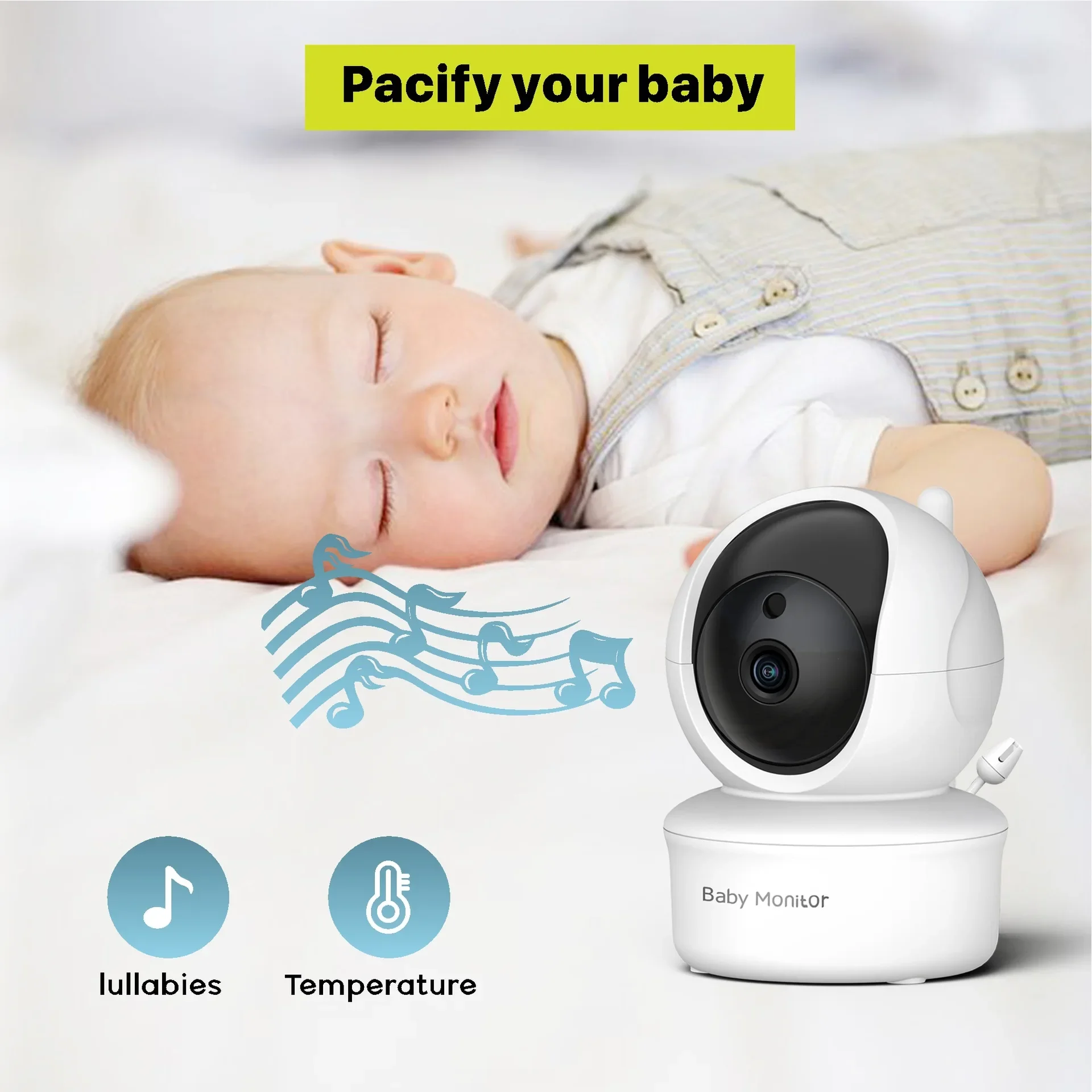 5.0 Inch Video Baby Monitor Wi - Audio Music Videos review and price
