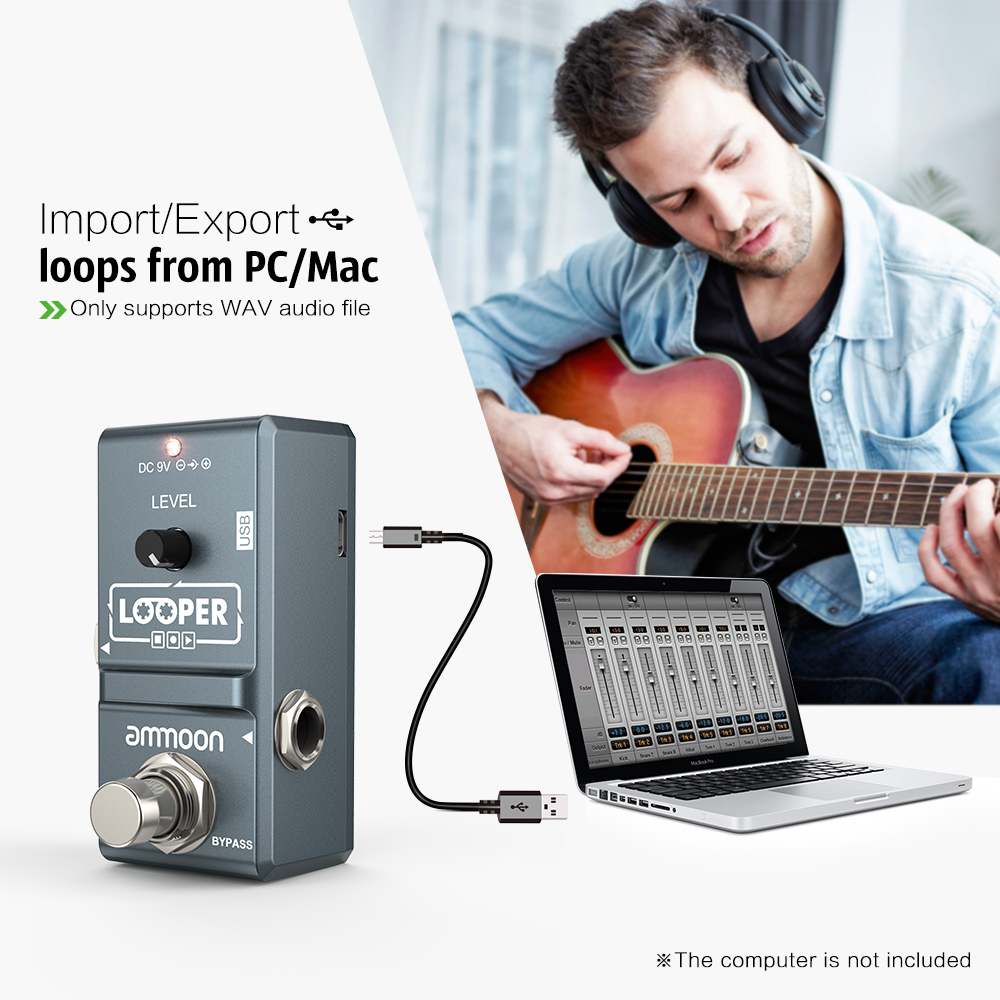 ammoon AP-09  Nano Loop Electr - Looper Pedal Guitar review and price