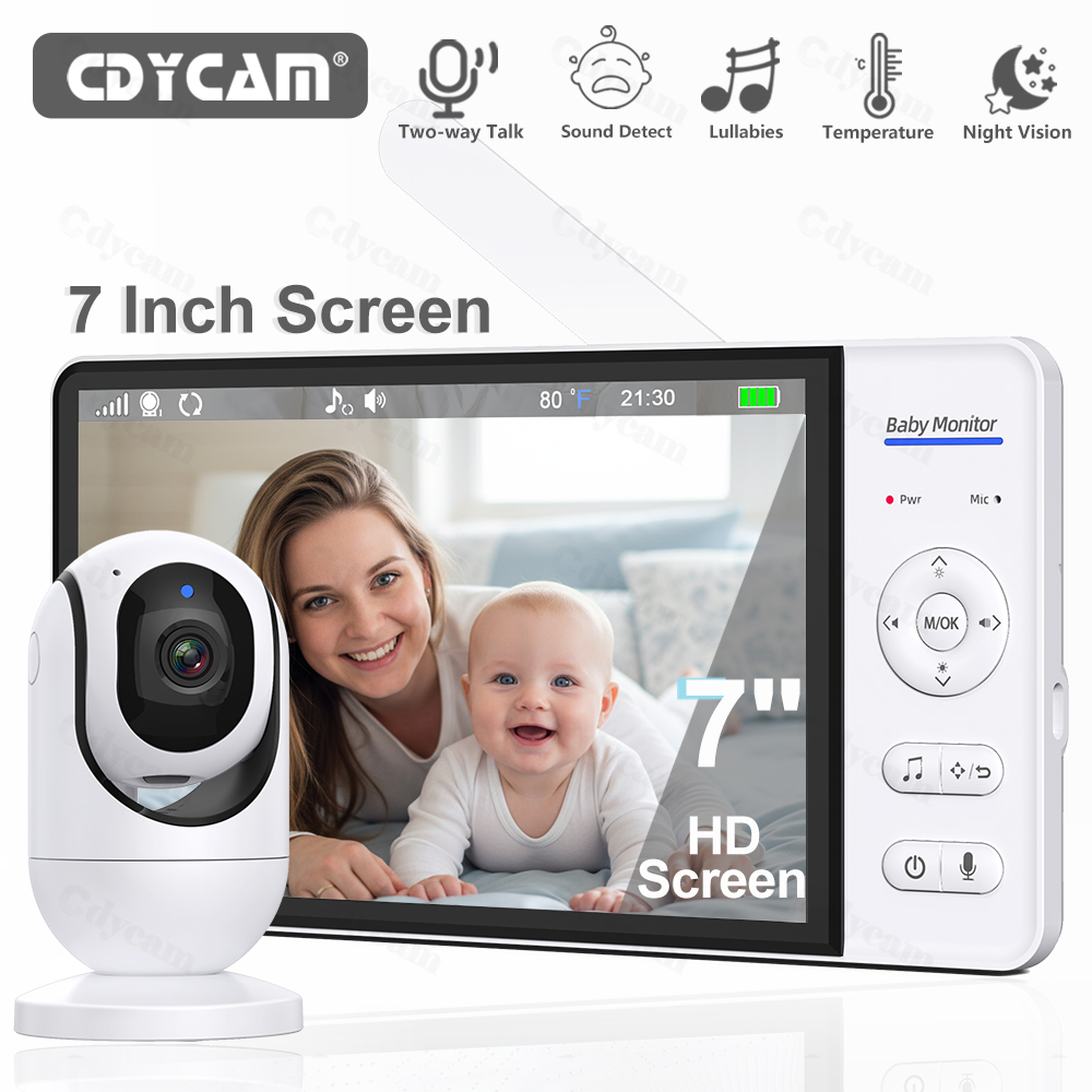 7.0'' Video Baby Monitor 720P  - Audio Music Videos review and price