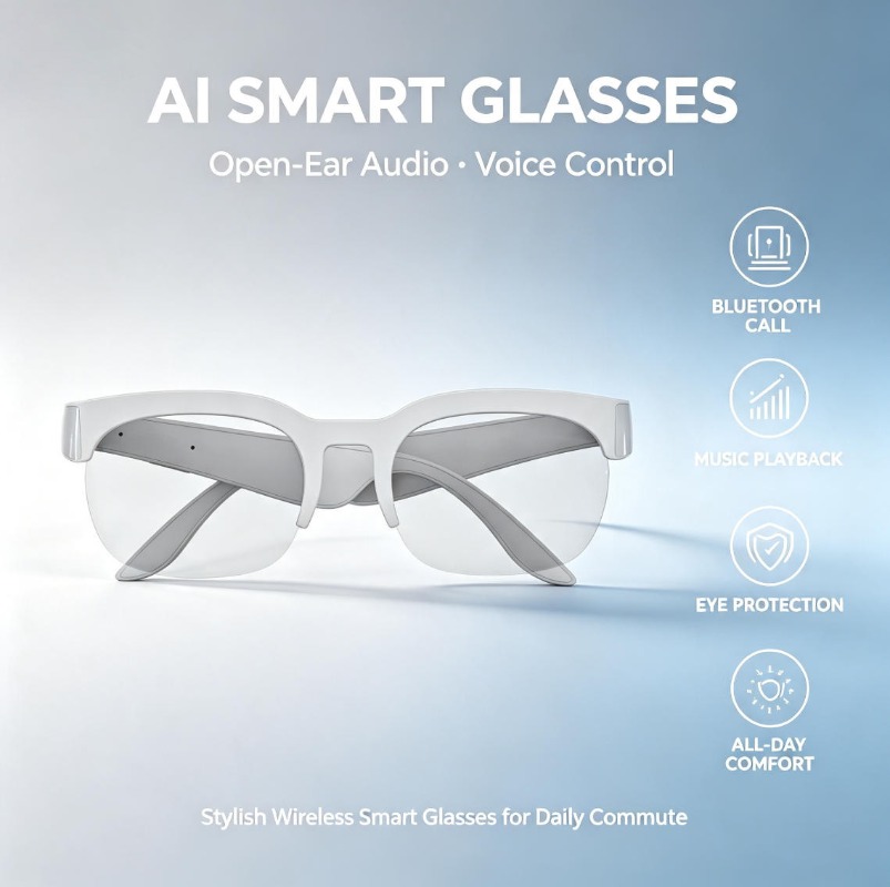 2026 Smart Audio Sunglasses Bl - Audio Music Videos review and price
