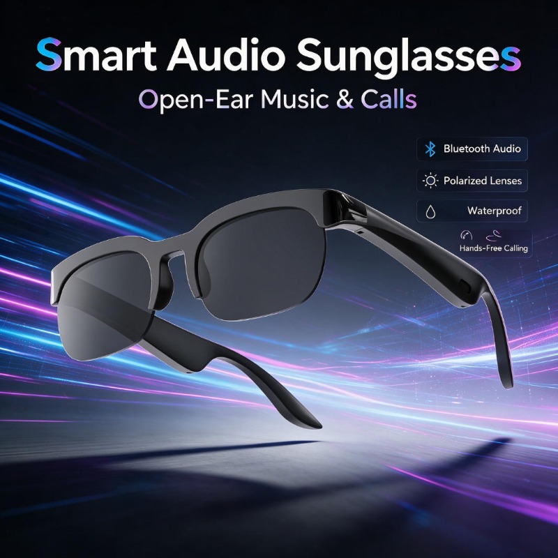 Smart Audio Sunglasses Open-Ea - Audio Music Videos review and price