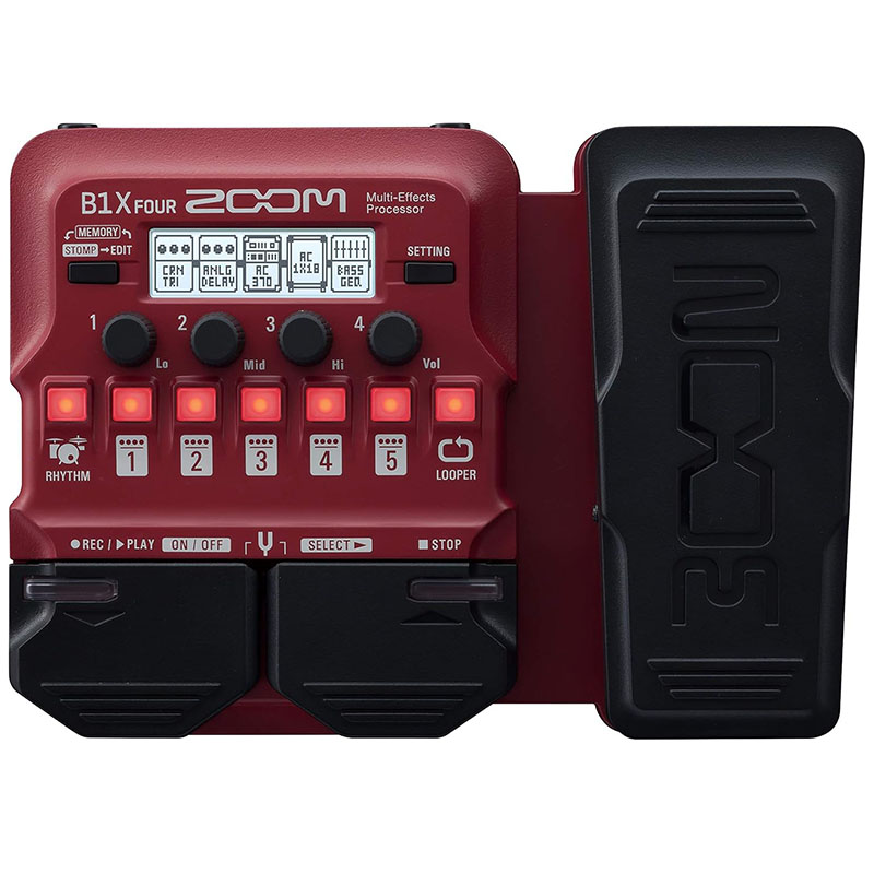 ZOOM B1X FOUR Bass Multi-Effec - Looper Pedal Guitar review and price