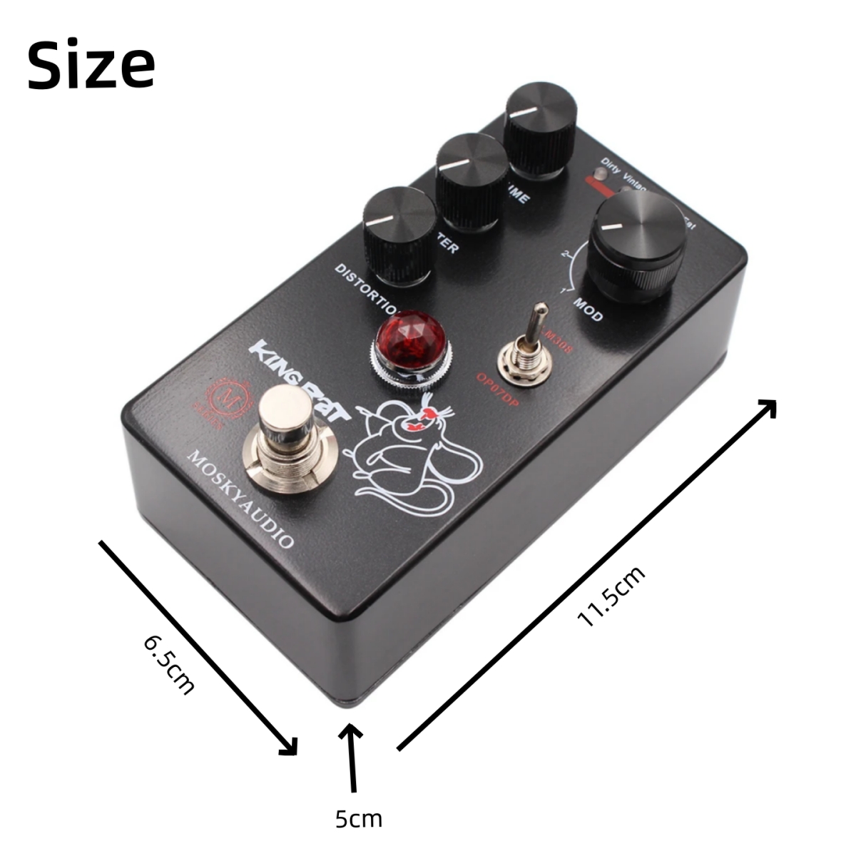 Mosky KING RAT Effects Pedal D - Looper Pedal Guitar review and price