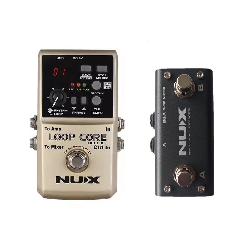 Nux Loop Core Deluxe Guitar Ef - Looper Pedal Guitar review and price