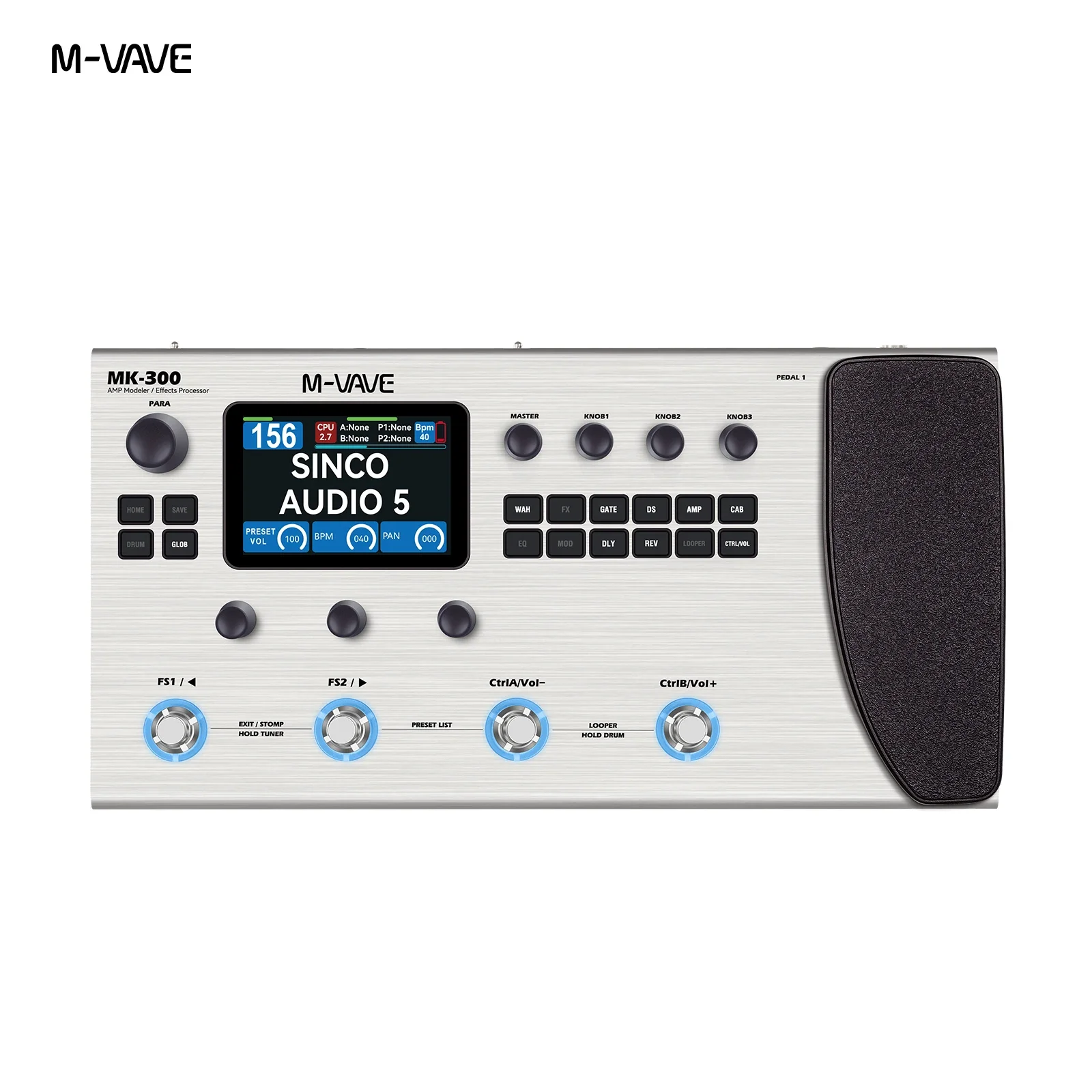 M-VAVE MK-300 Guitar Multi-Eff - Looper Pedal Guitar review and price