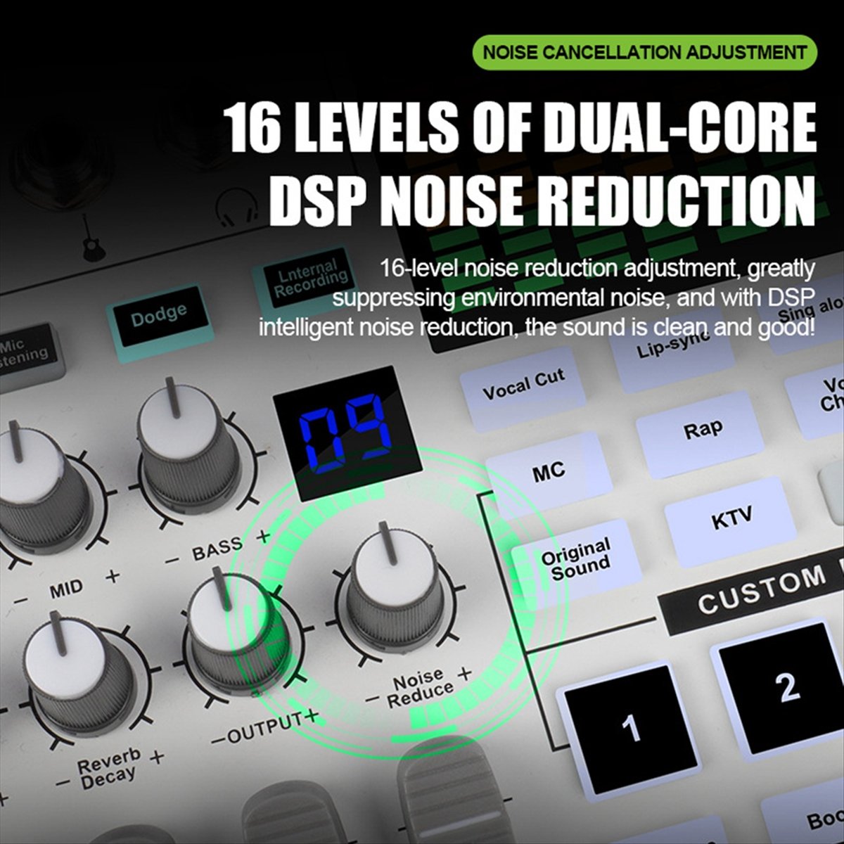 DT77 SN800 Live Sound Card Voi - Audio Music Changer review and price