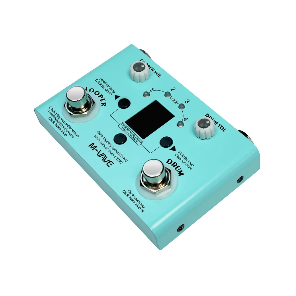 M-vave Lost Tempo Drum Machine - Looper Pedal Guitar review and price