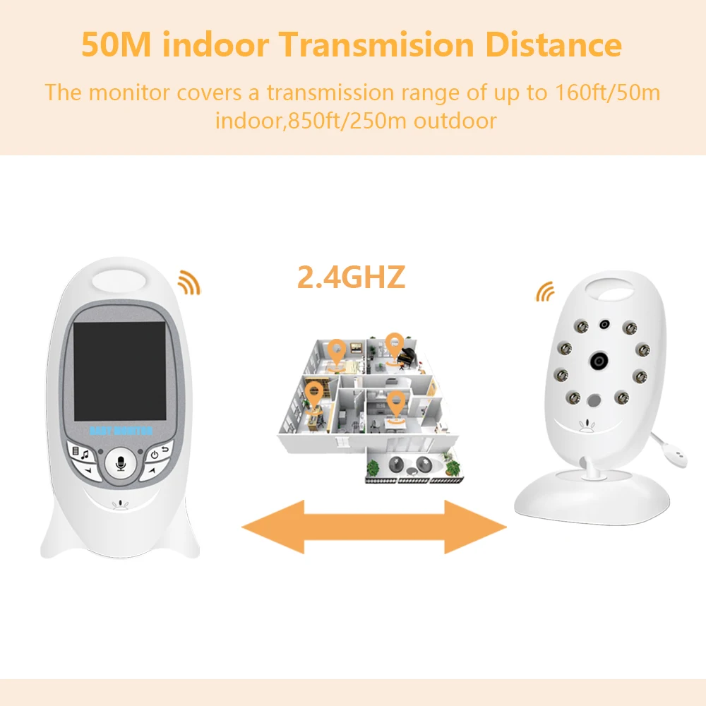 VB601 Electronic Baby Monitor  - Audio Music Videos review and price