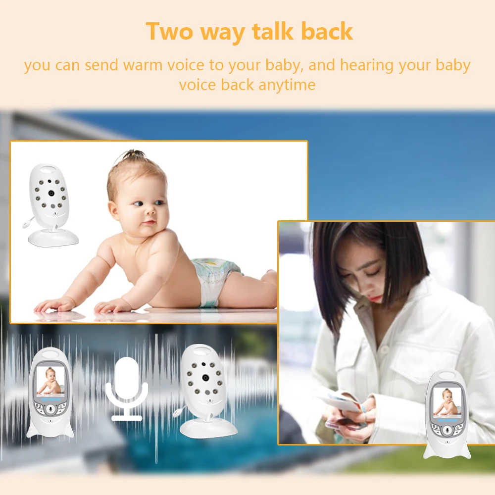 VB601 Electronic Baby Monitor  - Audio Music Videos review and price