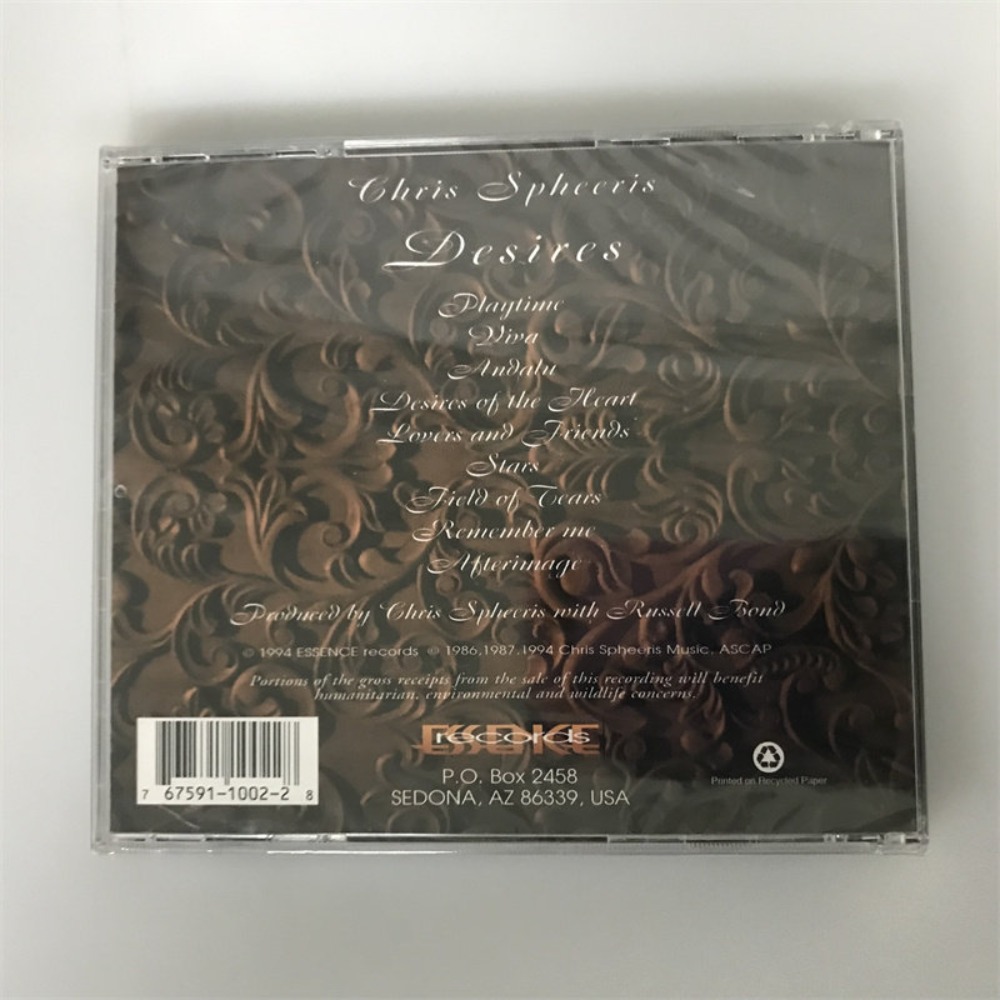 CD 'Desires' Chris Spheeris Mu - Audio Music Original review and price