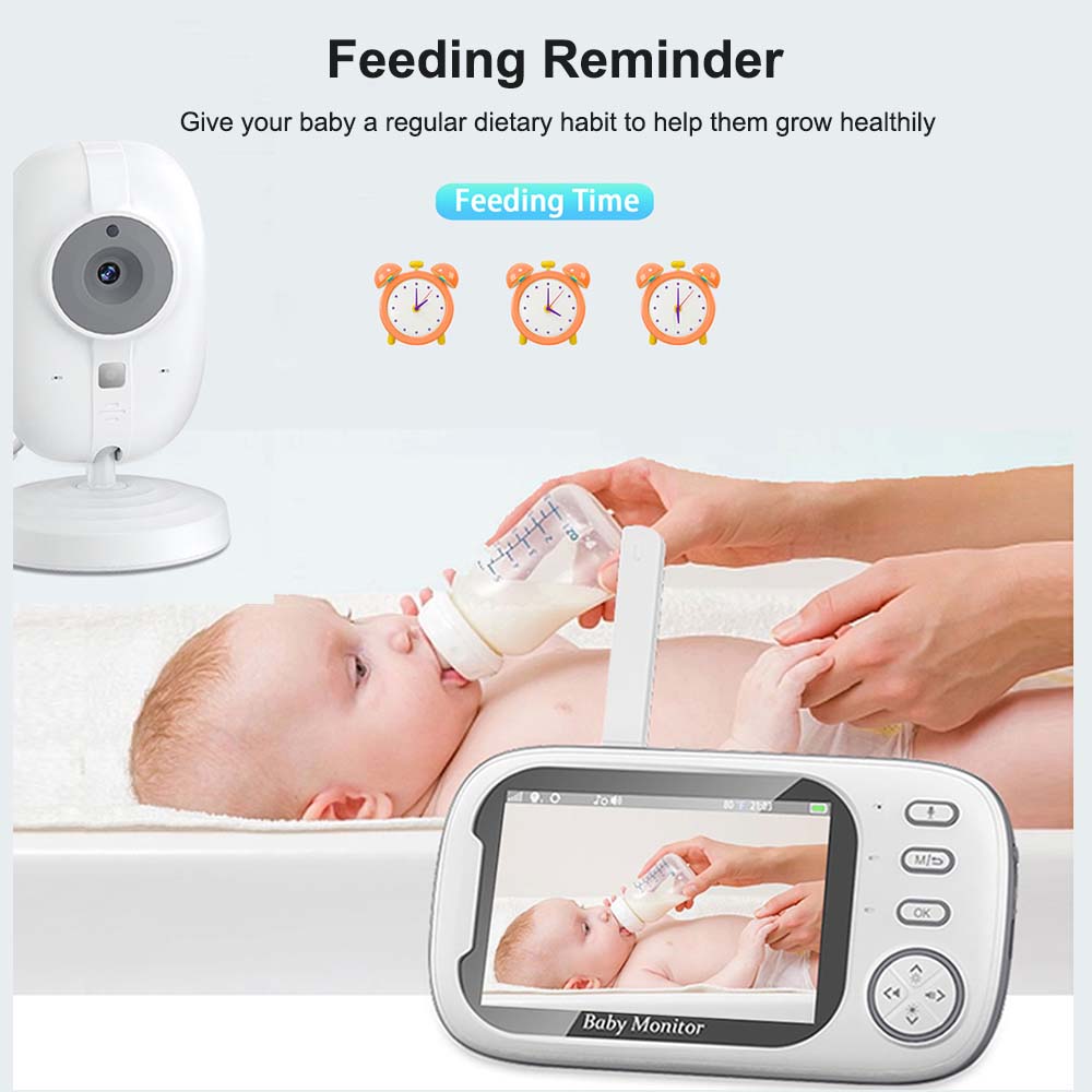 3.5'' Video Baby Monitor 2.4G  - Audio Music Videos review and price